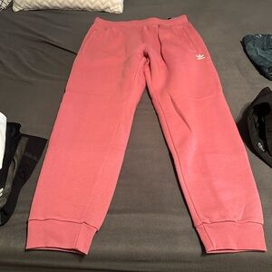 Adidas men’s Pink Sweatpants